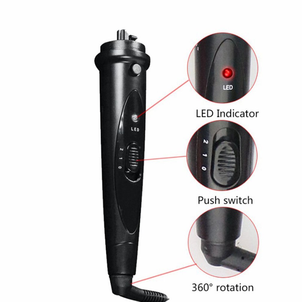 5 en 1 changement de tube multi-usages fer à friser ensemble en céramique fer à friser coiffure cheveux longs outil