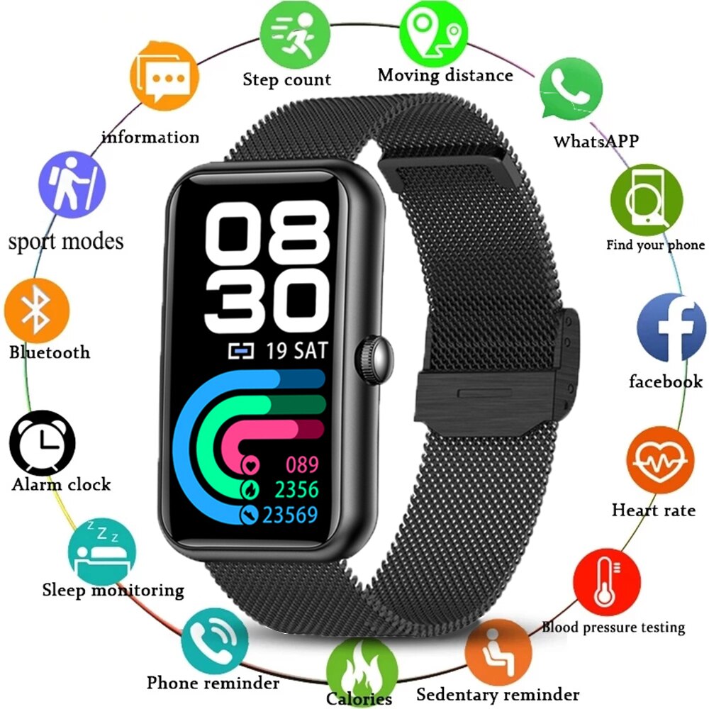 2022 Sport Smart Watch Men Women Smart Band Color Screen Full Touch Fitness Bluetooth Call Smartwatch Xiaomi Official Store