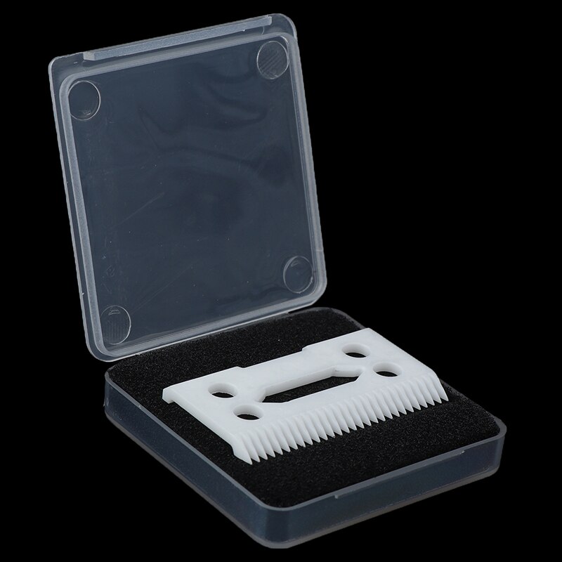 Magic Clip 2 Holes Hair Clipper Blade Cutter Electric Clipper Blades Ceramic Blades Shear Clipper With Box Blade Knife: White