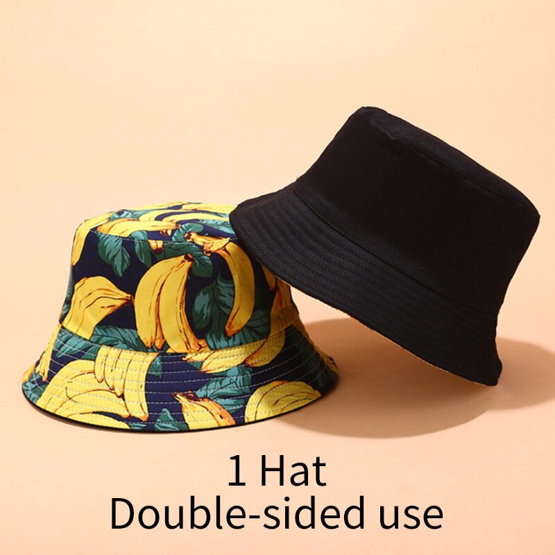 Chapeaux de soleil pour femmes | Chapeau à motifs de fruits tropicaux imprimés pour femmes, chapeau de Sport de plein air, chapeau avec nœud de pêcheur décontracté: 013