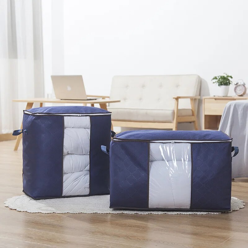 Kleding Quilt Organizer Tas Bagage Bewegende Verpakking Opslag Vochtbestendige Tas Niet-geweven Quilt Opbergtas Verpakkingstas