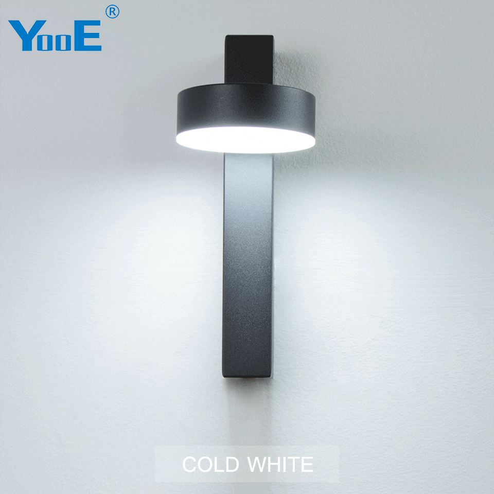 LED wandlamp met schakelaar verstelbare 3 soorten van kleur temperatuur Nordic bed wandlampen slaapkamer woonkamer LED wall licht