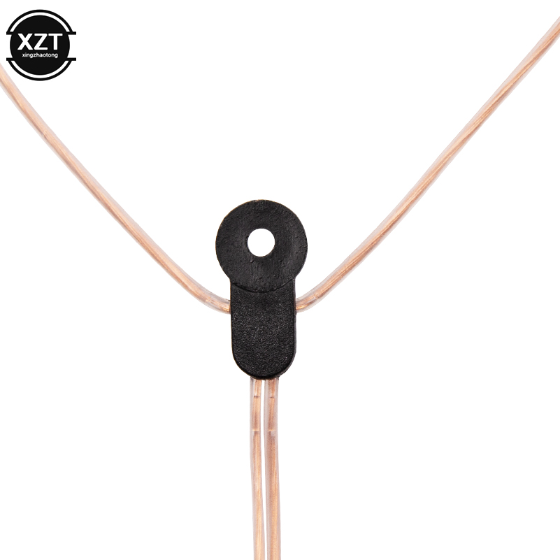 Antena dipolo aérea de cobre para interior, Radio HD en forma de T, conector PAL macho/hembra, 75 OFM, uso para YAMAHA AM/FM