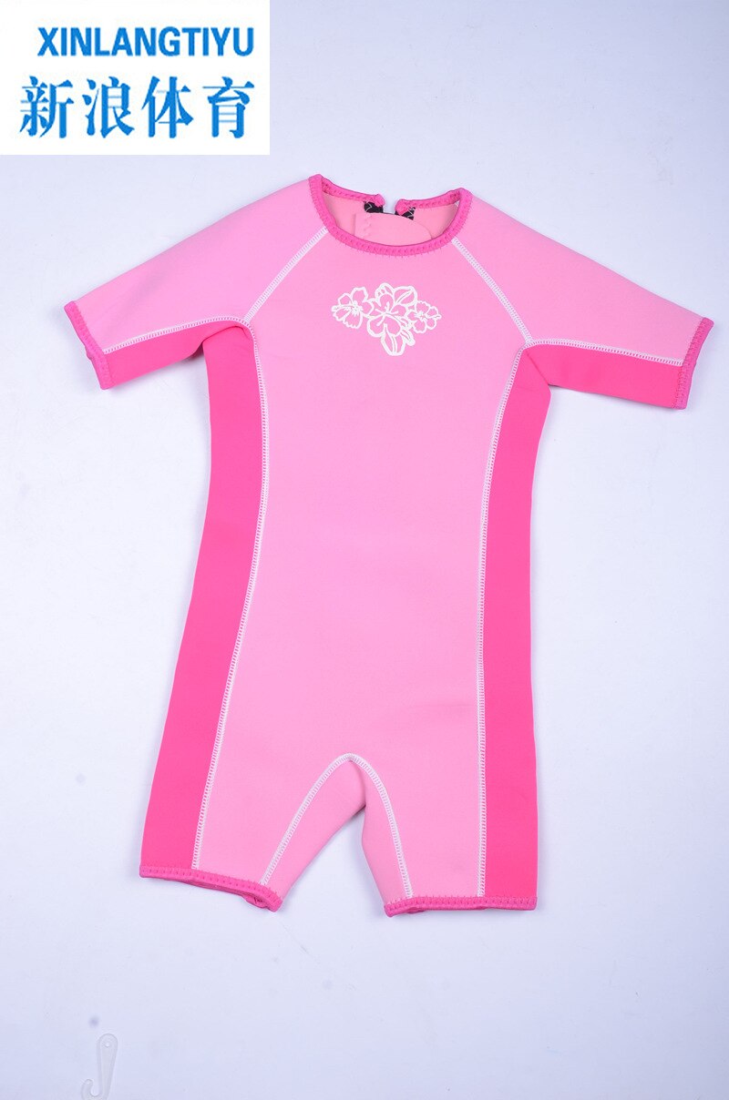 Traje de neopreno de 3MM para niñas traje de buceo grueso a prueba de frío a prueba de sol traje de baño de una sola pieza para niños Surfing snorkel