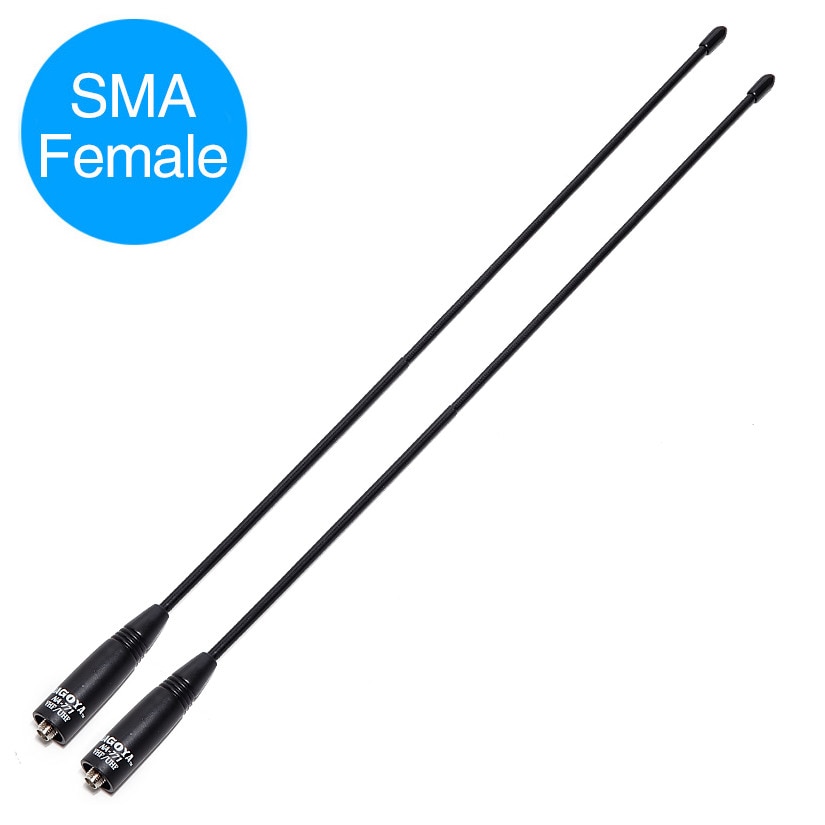 2Pcs Nagoya NA-771 SMA-F SMA Female Dual Band VHF/UHF 144/430MHz Antenna For Baofeng UV-5R UV-82 BF-888S Walkie Talkie Ham Radio