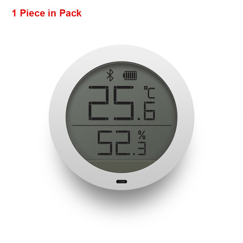 Xiaomi Mijia Bluetooth température humidité hygrothermographe haute sensibilité LCD écran hygromètre thermomètre capteur d'humidité: 1Piece in Pack