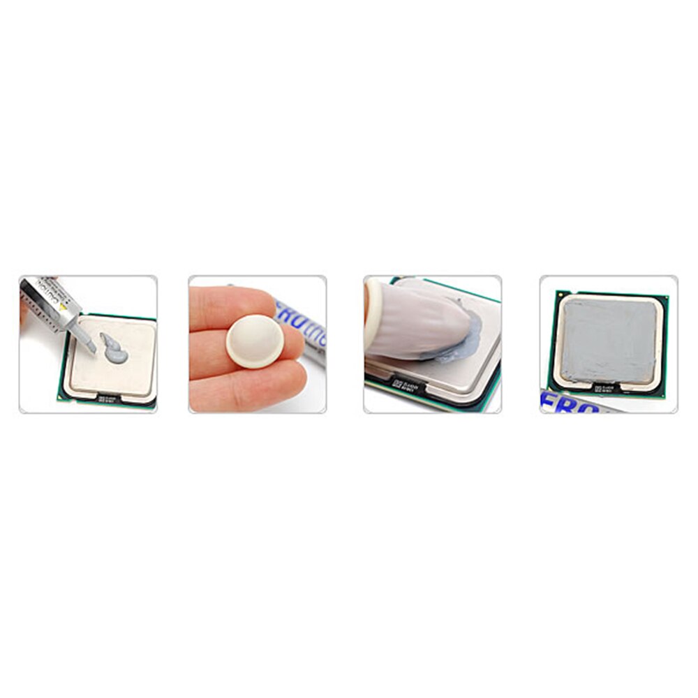 Drg 102 grå termisk fedt 20 g fuld flaske cpu grafikkort varmeafledning silikonefedt til at sende skraber