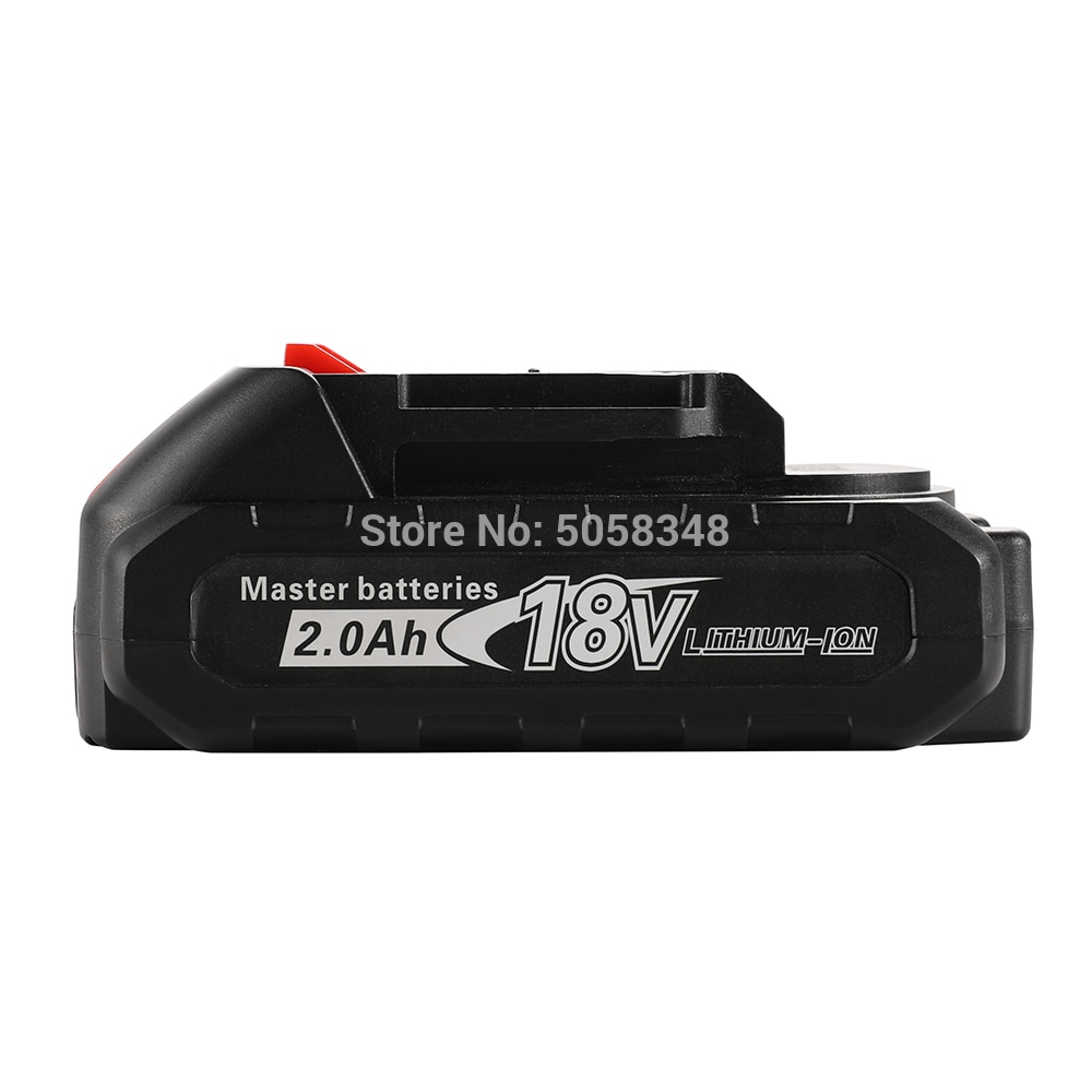 compatiable 18V 2000 mAh battery pack with a charger for rechargeable cordless tool