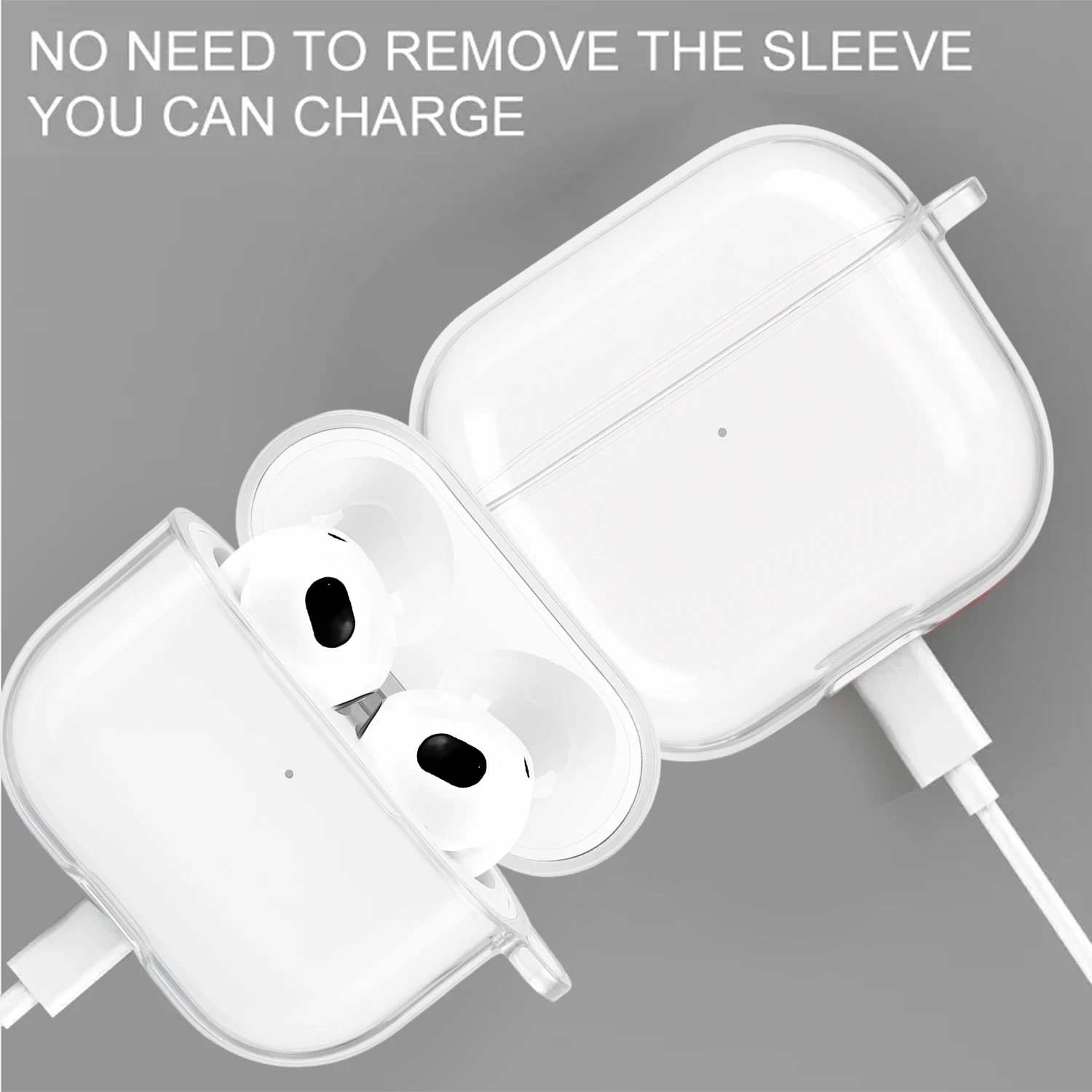 Für Airpods 4 Bluetooth Kopfhörer Transparente Hülle Frosted Stoßfest Kopfhörer Schutz Abdeckung Für Airpods 4 Zubehör
