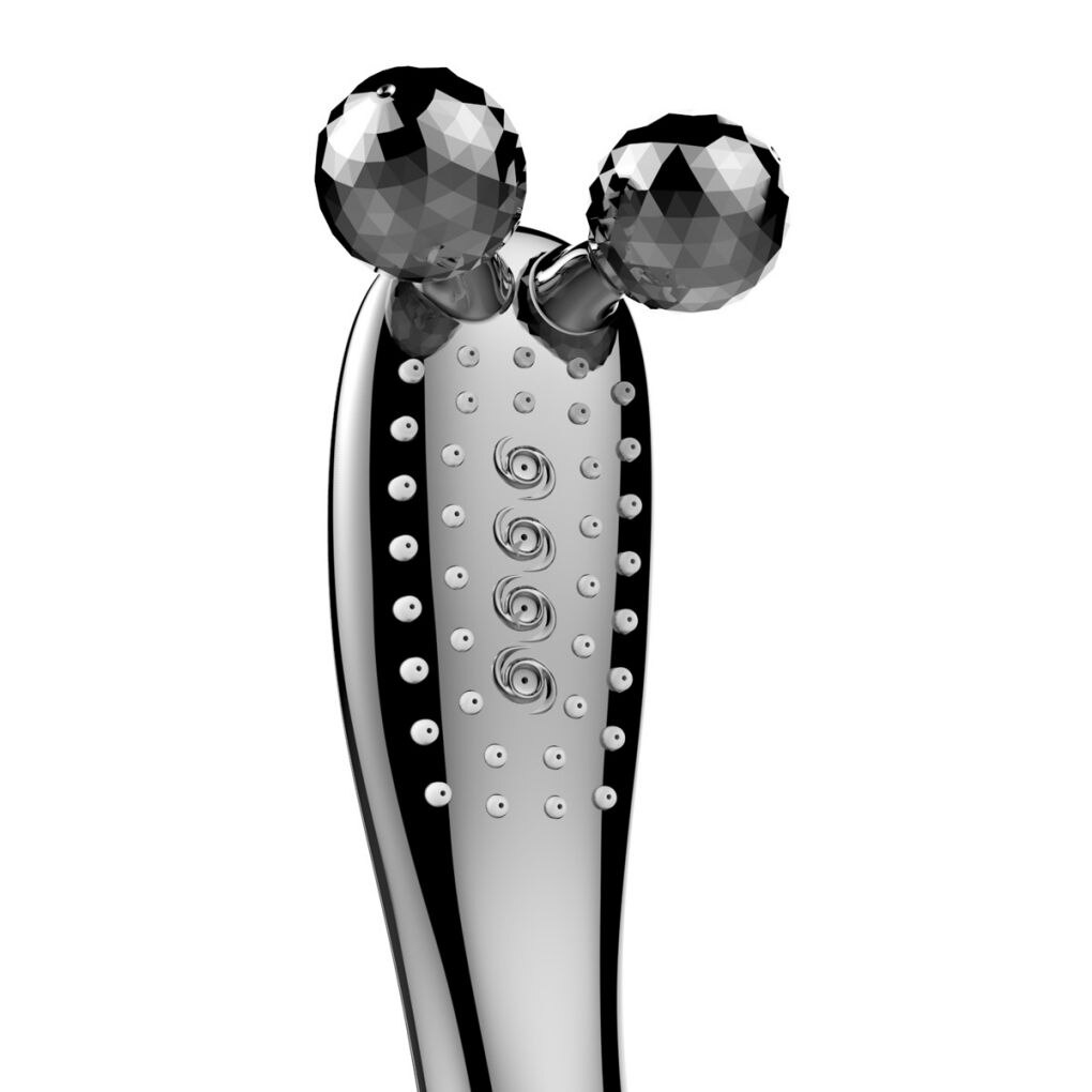 3 Modes Spa Bad Douchekop Dubbele Bal Masseren Regendouche Badkamer Hardware Plastic Handheld Spuit Massager Nozzl