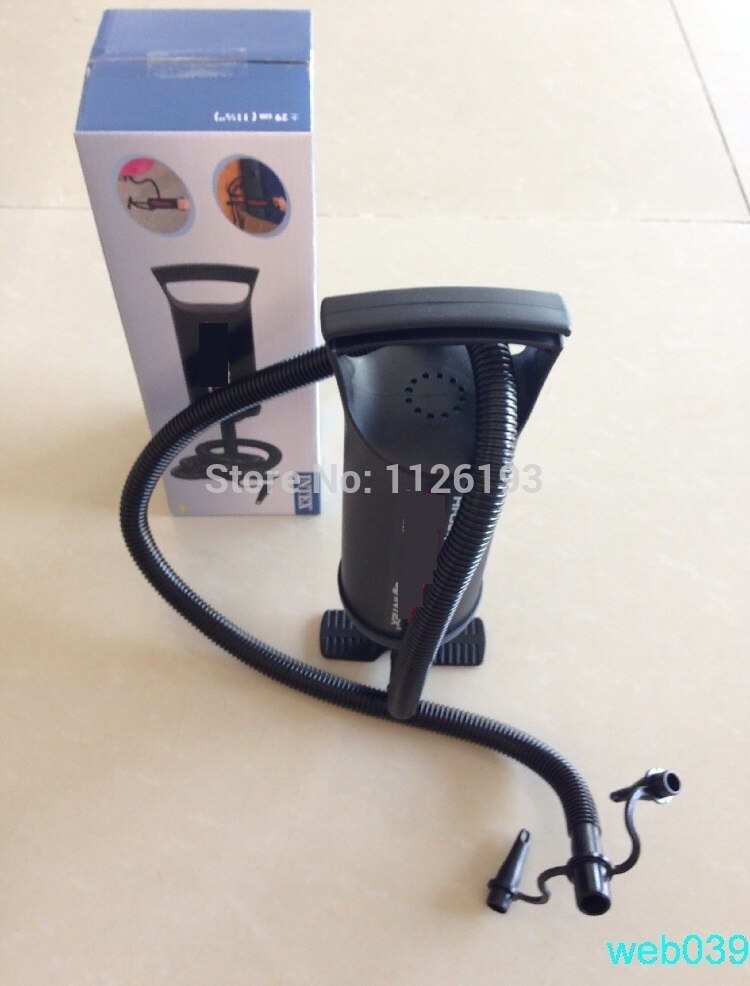 ZWET Manual Inflatable Pump High Output Air Inflation Pump for Inflatable AIR BOAT POOL BED MANUAL HAND PUMP