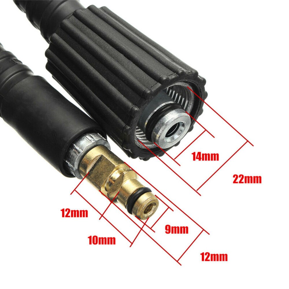 Manguera de alta presión para limpieza de coche, extensión de agua para Karcher k-series, limpiador de alta presión, 6m/8m/10m