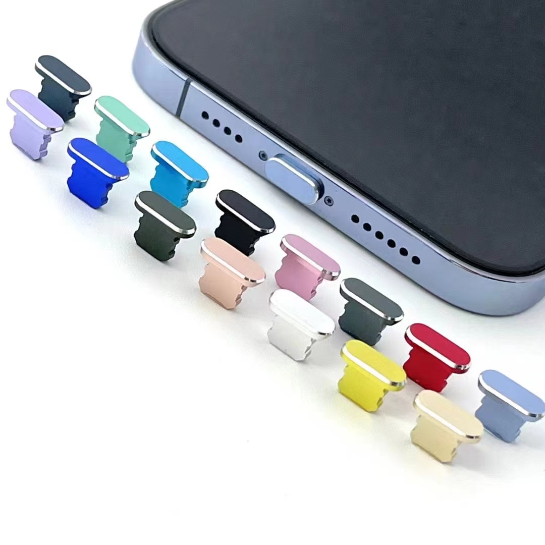 Puerto de carga de Metal para móvil, accesorio para iPhone 13 14 12 11 Pro Max SE 2022, iPad 10,2 9,7 Air 5