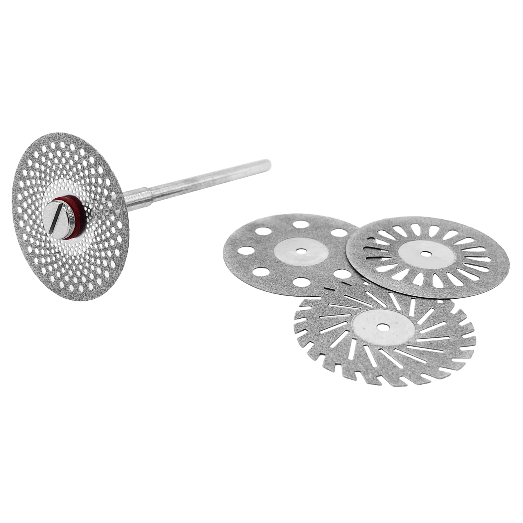 Discos de diamante para pulir laboratorio Dental WellCK, disco de recubrimiento de doble cara de 0,25mm, herramienta de corte rotativa para dentista, 10 Uds.