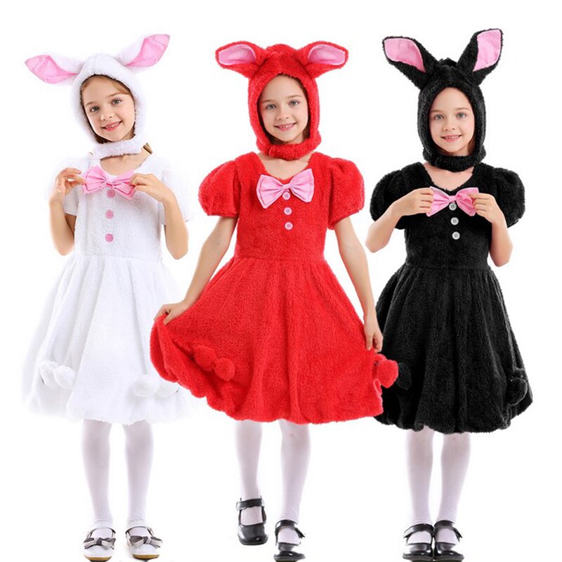 Nette Kinder Ostern Bunny Kostüm Mädchen Karneval Party Bühne Dance Kaninchen Kleid