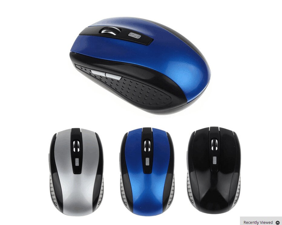 2.4G wireless mouse keyboard and mouse photoelectric 7500 wireless mouse blue and white porcelain mouse wireless