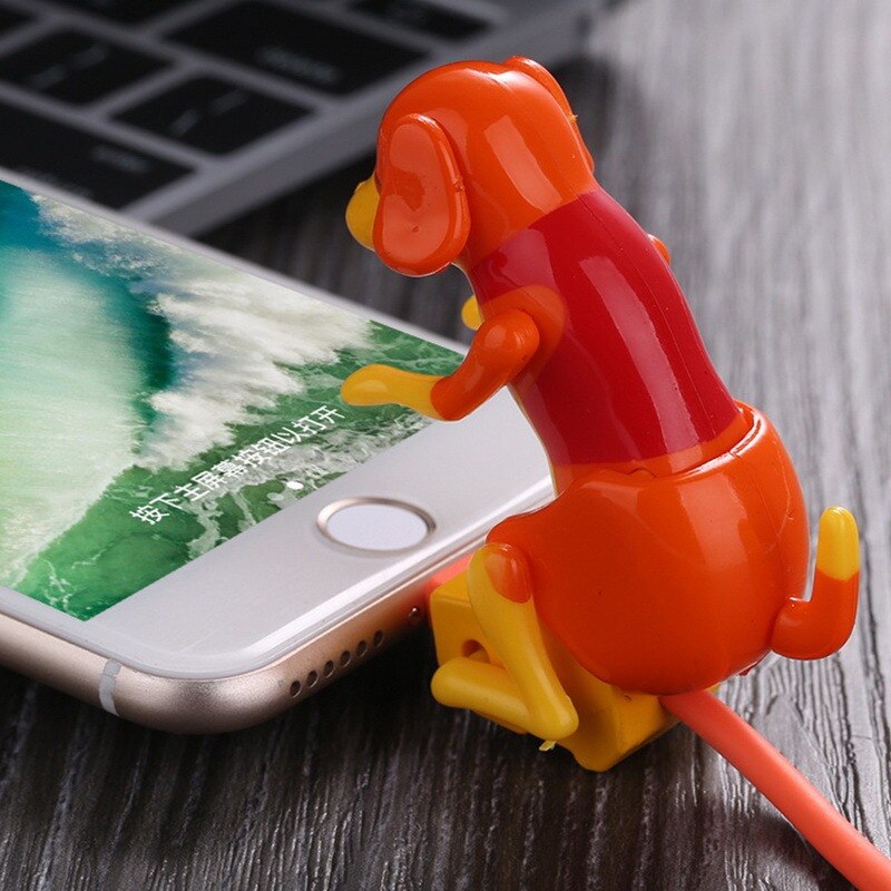 Cavo di ricarica per cani canaglia per IOS tipo-c cavo telefonico USB cavo per caricabatterie per cani cavo per IPhone/Xiaomi cavo dati 1.2m