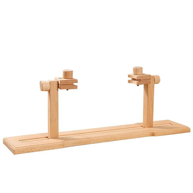 Soporte de punto de cruz de madera, estante de punto de cruz ajustable, marco de bordado de punto de cruz de escritorio, 1 ud.