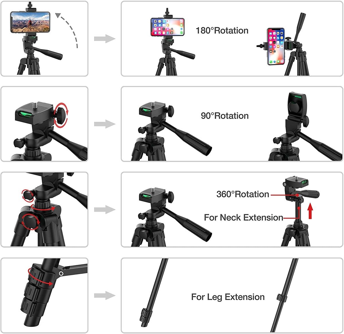 Statyw telefoniczny do nagrywania wideo Statyw telefoniczny ze zdalnym Bluetooth Uniwersalny stojak fotograficzny do aparatu SLRCamera