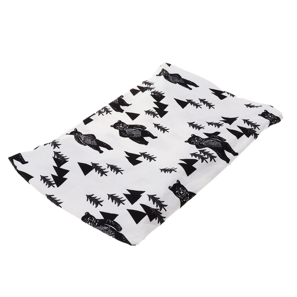 Infant Diaper Changing Table Pad Cover Cradle Sheet for Baby Girls Boys: F