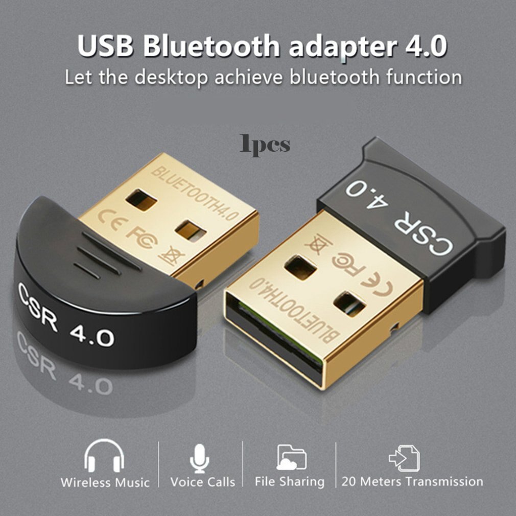 Mvo 4.0 Draadloze Bluetooth Adapter Usb Dongle Mini Audio Receiver Voor Pc Computer Speaker Audio/Ps4 Controller/Zender