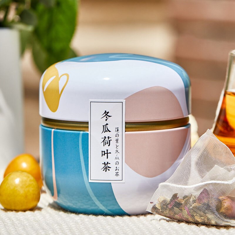 Mini Tea Caddy Tea box,Coffee Tins Food Storage Container Storage Box for Tea Coffee Herb Candy Chocolate Sugar Spices: Style 3
