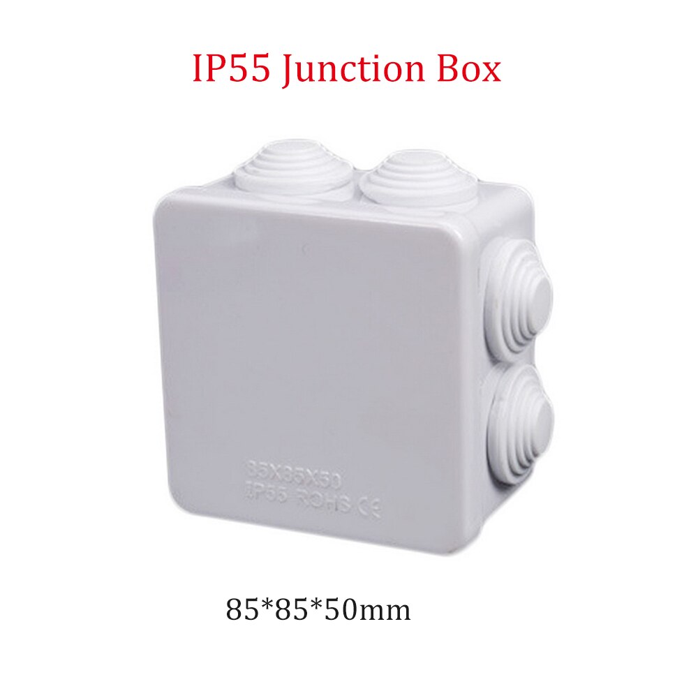 ABS Plastic IP55 Waterproof Electric Control Box Outdoor/Indoor DIY Wire Shell Connection Cable Branch Junction Box