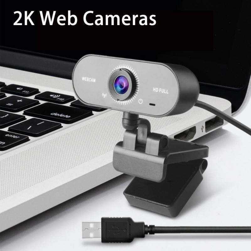 2K Auto Focus Full HD Webcam Built-in Microphone High-end Video Call Camera Computer Web Camera For PC Laptop web para pc