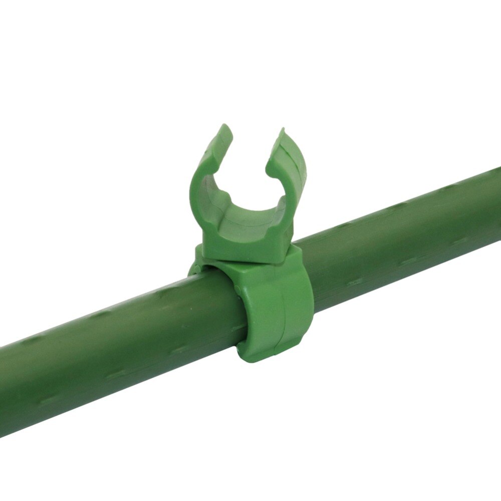 Adjustable 360 Angles Rotaring Connector Clip Plastic Fastener Plant support rod Connector Gardening pillars Fixed Clamp 50 Pcs