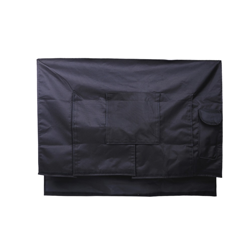 Outdoor TV Cover 22-65 inch MET BOTTOM COVER Weerbestendig en stofdicht Materiaal met Microfiber Doek Outdoor televisie Cover