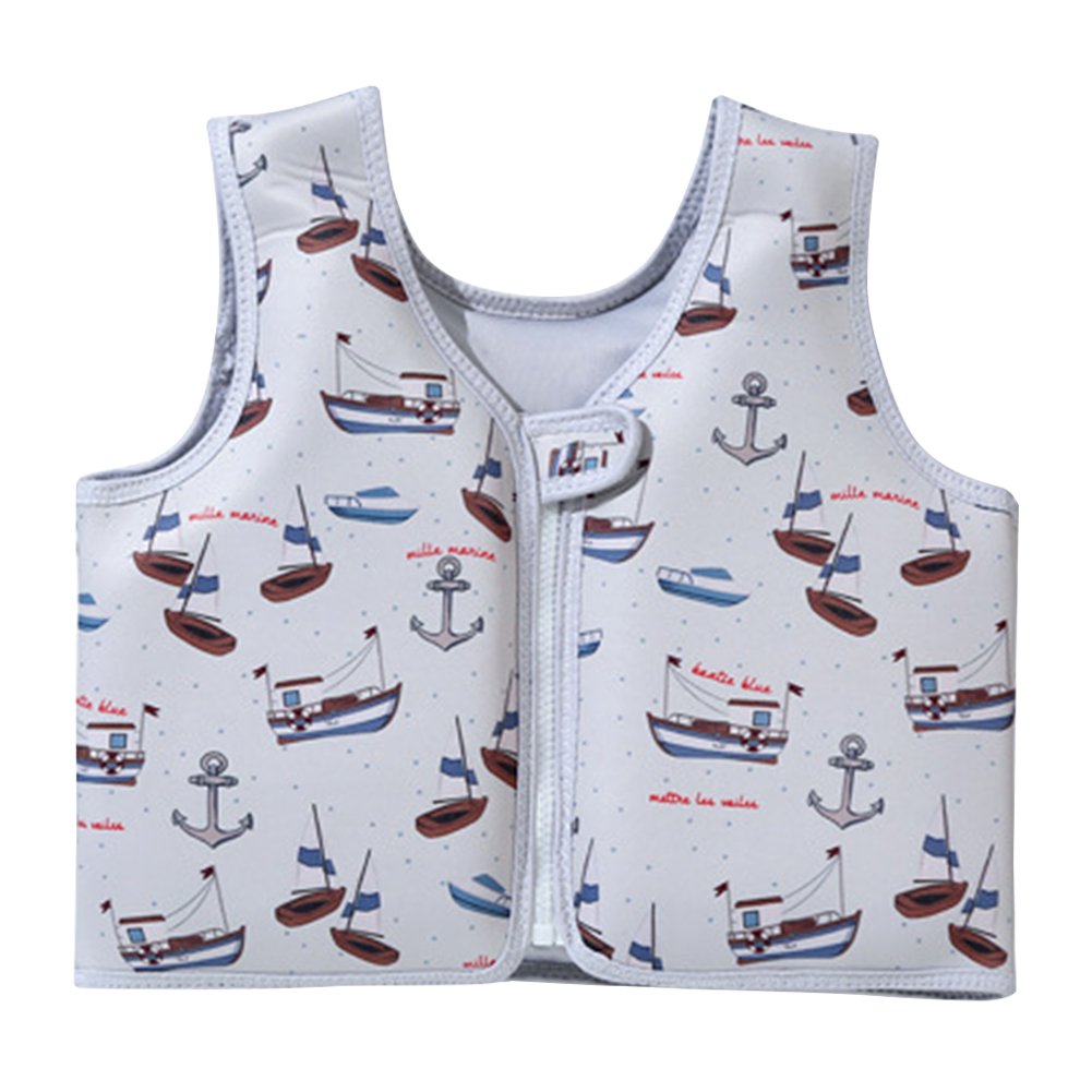Kids Life Jackets Baby Swimsuit Children Life Vest Inflatable Swim Vest Swimming Aid Buoyancy Clothing Swimming Pool Accessories: WHITE