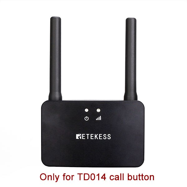 Retekess Waiter Call System Wireless Self-Powered Waterproof Call Button and Signal Amplifier Converter for Cafe Restaurant: TD023 Converter