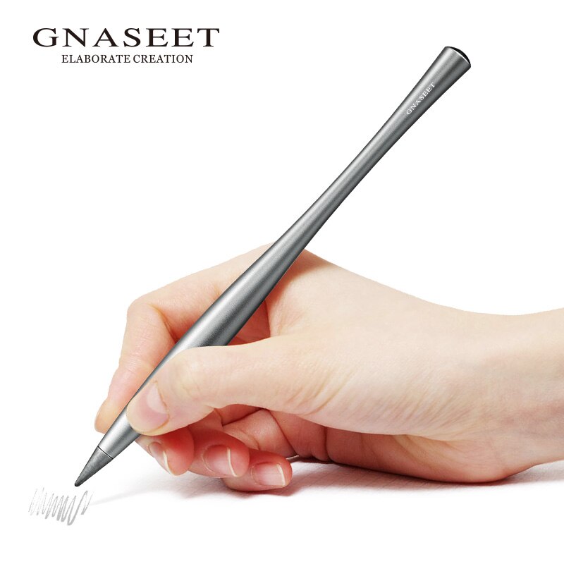 Permanent Pen Ink Free Metal Pen German Business Decompression Pen Endless Pen