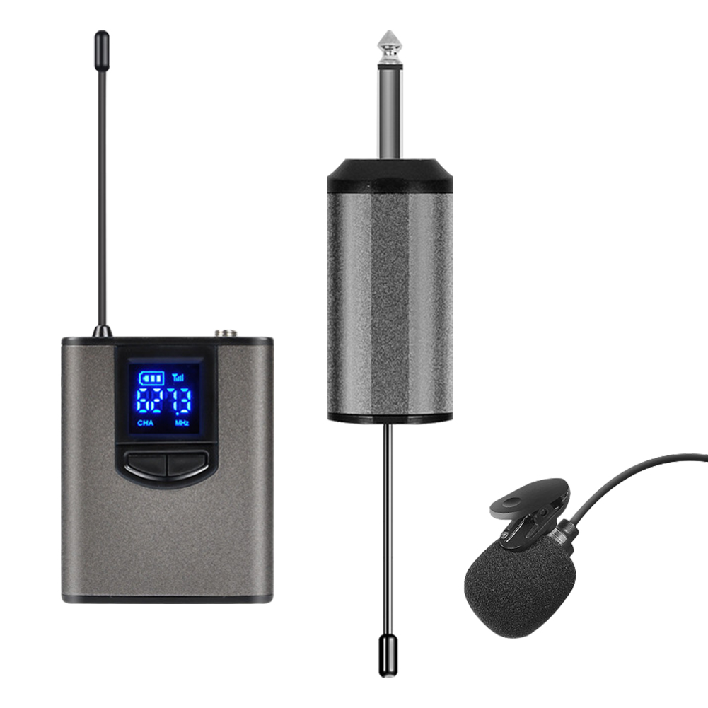 Hands Free Wireless Microphone Speech Public Speaking Teaching Lapel Headset Receiver Transmitter UHF Mini Portable