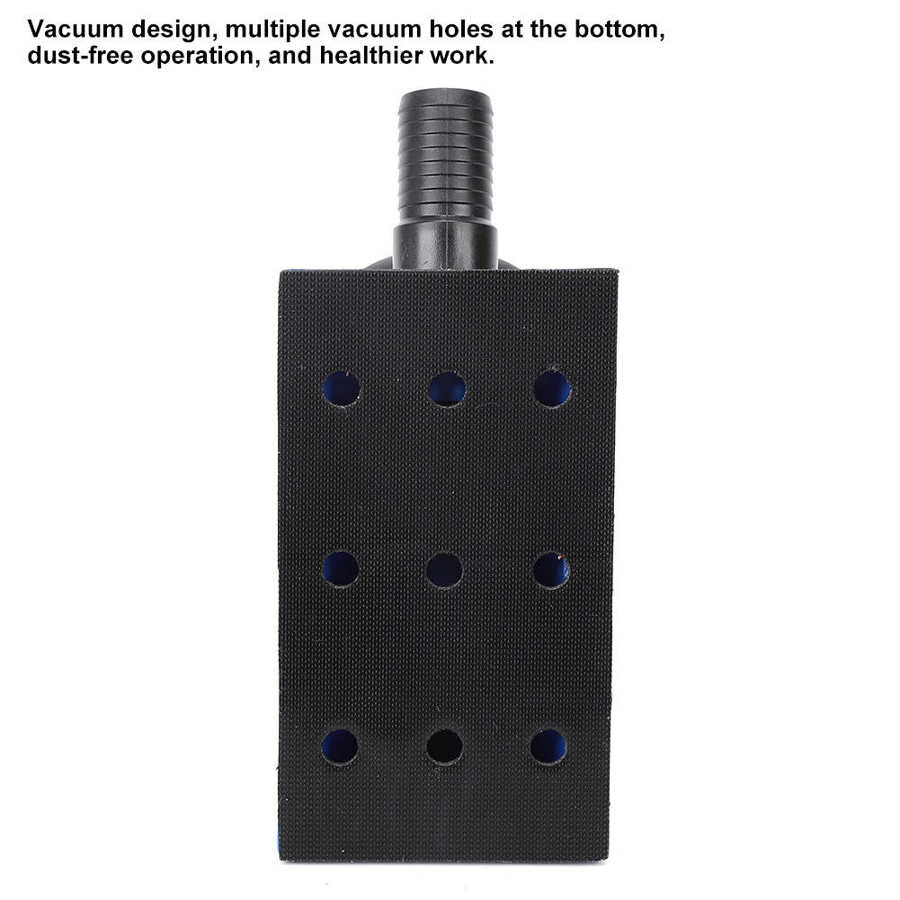 Dust Extraction Sanding Sponge Block Manual Dust Free Grinding Block Flocking Sandpaper with Hook and Loop