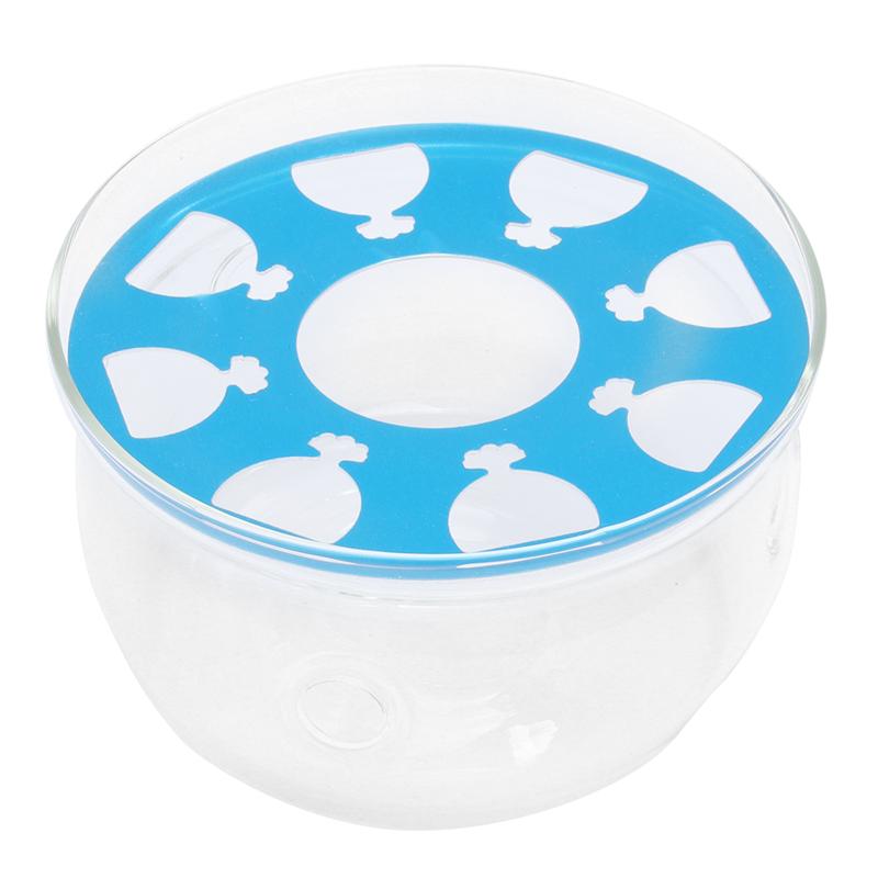 1pc glasbase tekande glasbase isoleret ovnbund rund form hjerteformet glasbase varmebase tekande bordskånere