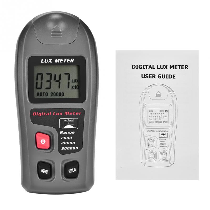 MT-30 Digital Meter LCD Display Light Meter Environmental Testing Illuminometer Unit