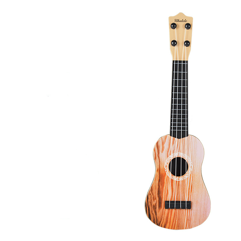 freundlicher Gitarre Simulation Ukulele FrüHenne Bildung ABS Kunststoff obst aufbringen Kind Spielzeug Für Anfänger Musical Instrument: 42cm Fichte