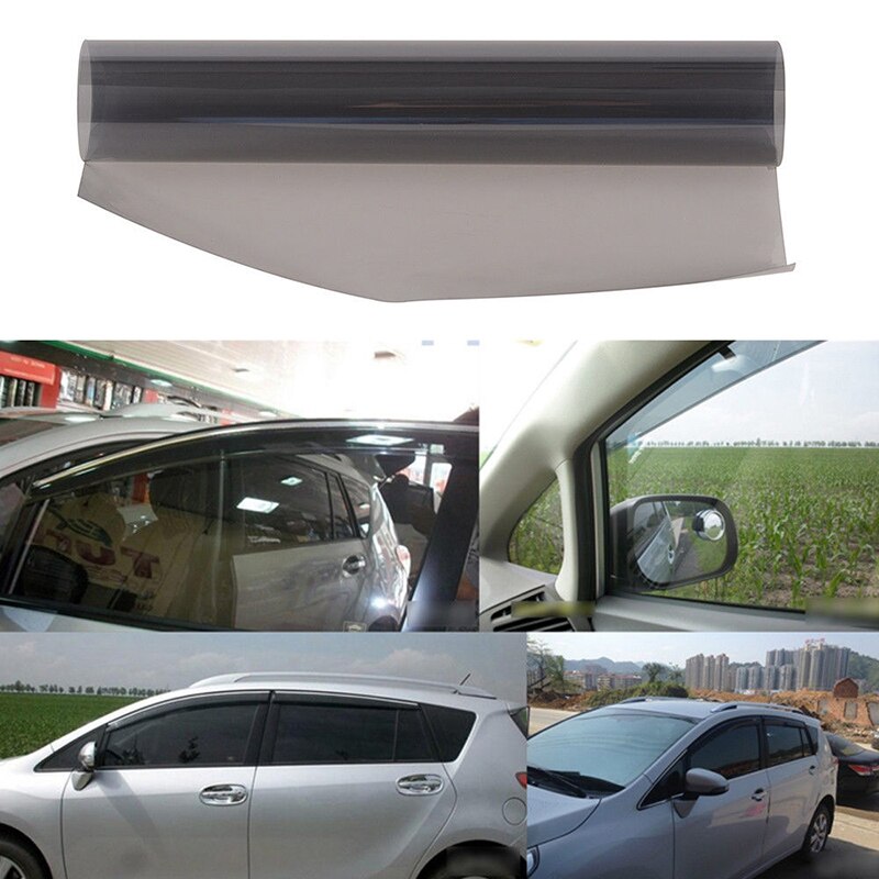 50cm X 300cm Automotive 99% UV 70% VLT zelfklevende solar auto geverfd window film
