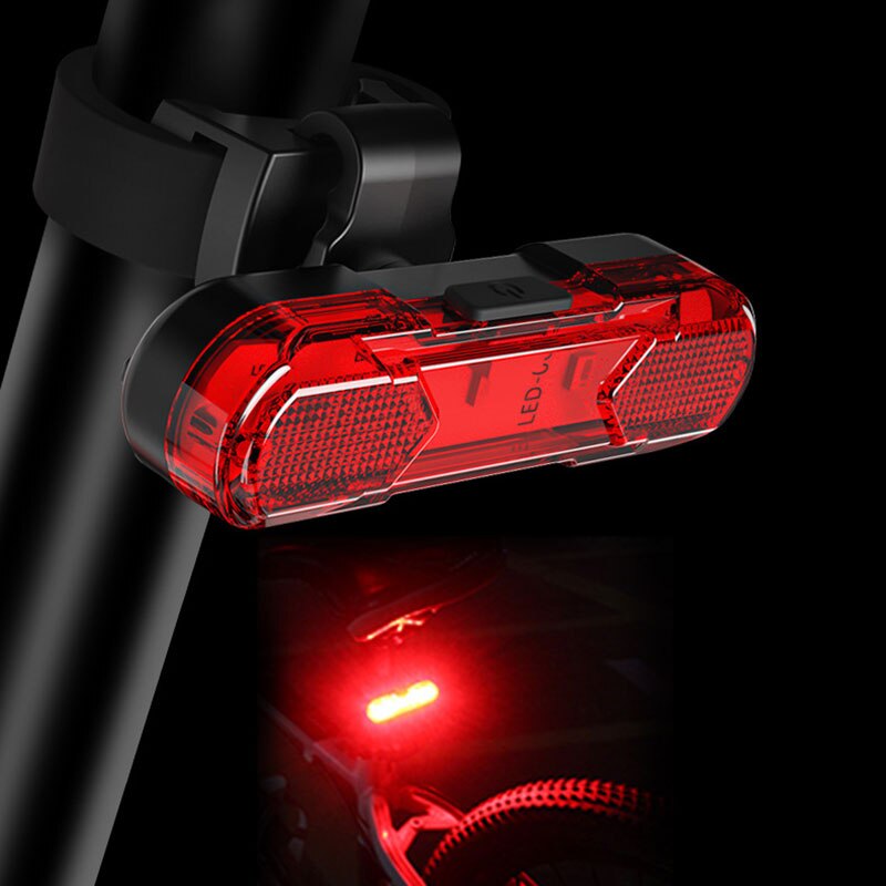 Bicycle light Bicycle tail light USB rechargeable flashlight front light rear light lanternRear light bike high visibility