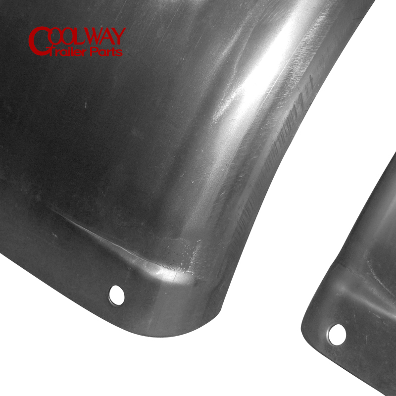 Fits 16Inch Wheels Fenders Natural Steel Trailer Mudguard Price for Pair Parts Accessories Components