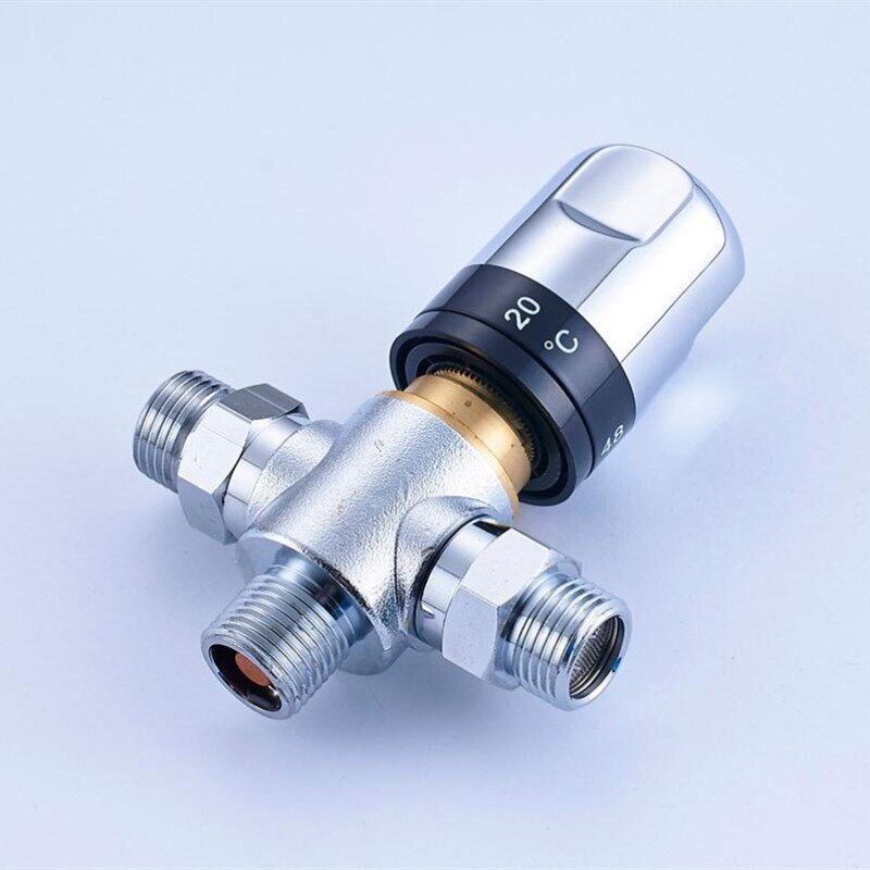 Thermostatische Messing Cartridge G1/2 = DN15 Mengkraan Warm Koud Water Temperatuur Controle Mengkraan Badkamer kraan Accessoires