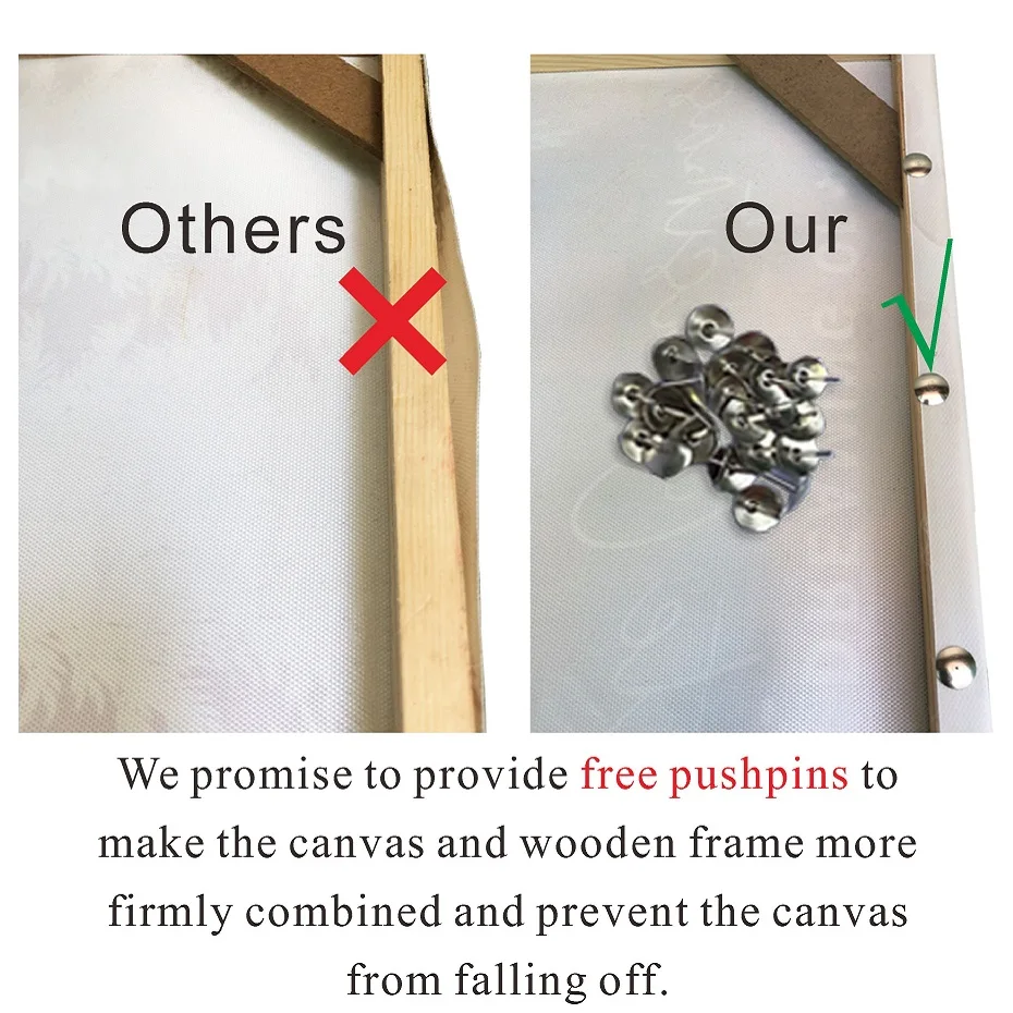 30x60 40x80 50x100cm Wooden Canvas Frame Frames Wooden Photo Oil Painting Canvas Diamond Painting Frames Canvas Wood Frame Wall