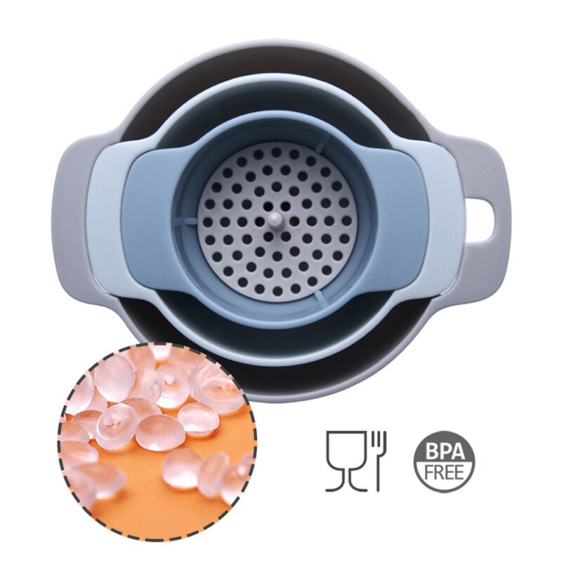 4 in 1 multi-function funnel oil filter set can home oil funnel sub-packaging plastic funnel kitchen tools·