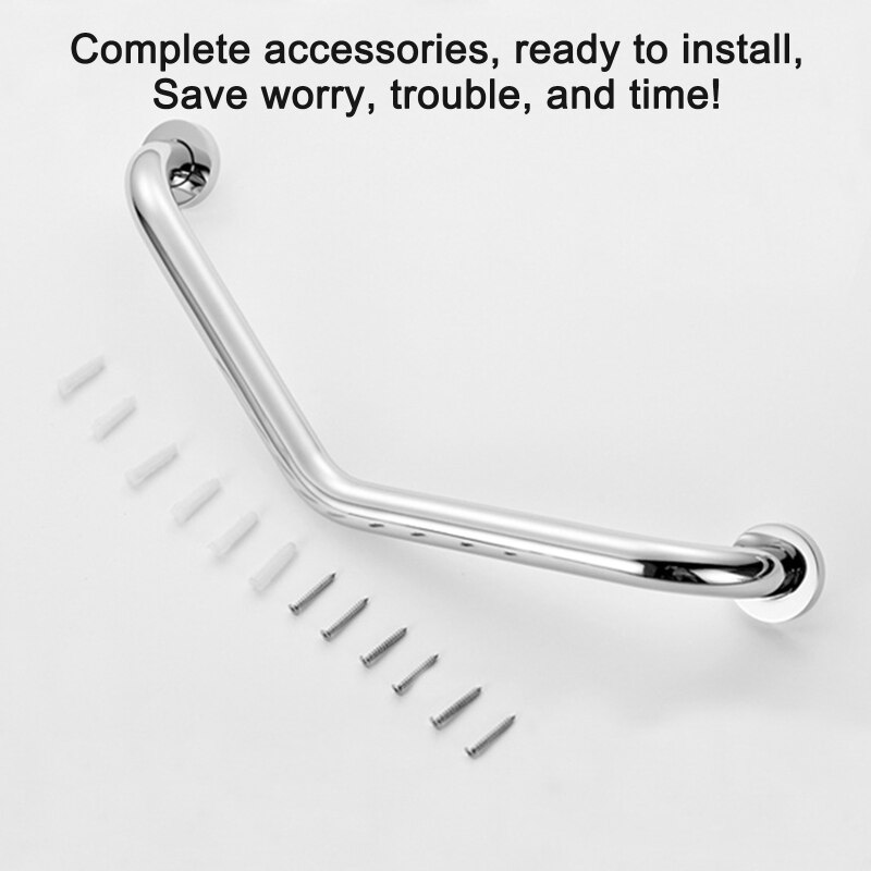 A0KE Bathroom Handrails Grab Bar Stainless Steel Handrail Shower Bathtub Handle Safety Anti Slip Handles Bathroom Accessories