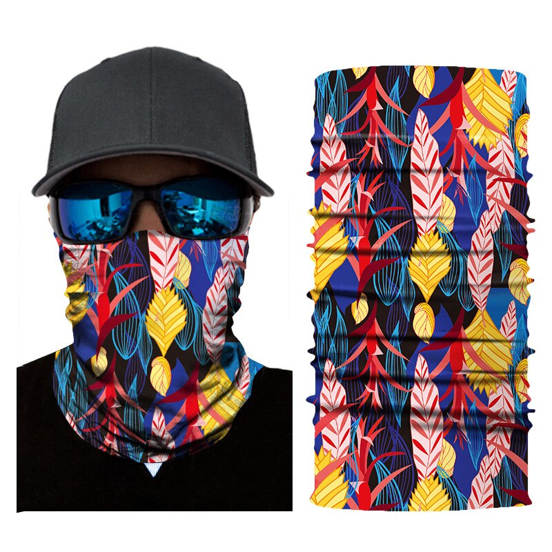 Polyester digital udskrivning etnisk magisk pandebånd cykling udendørs sport sømløs hurtigtørrende hals gamacher tørklæde maske: 04