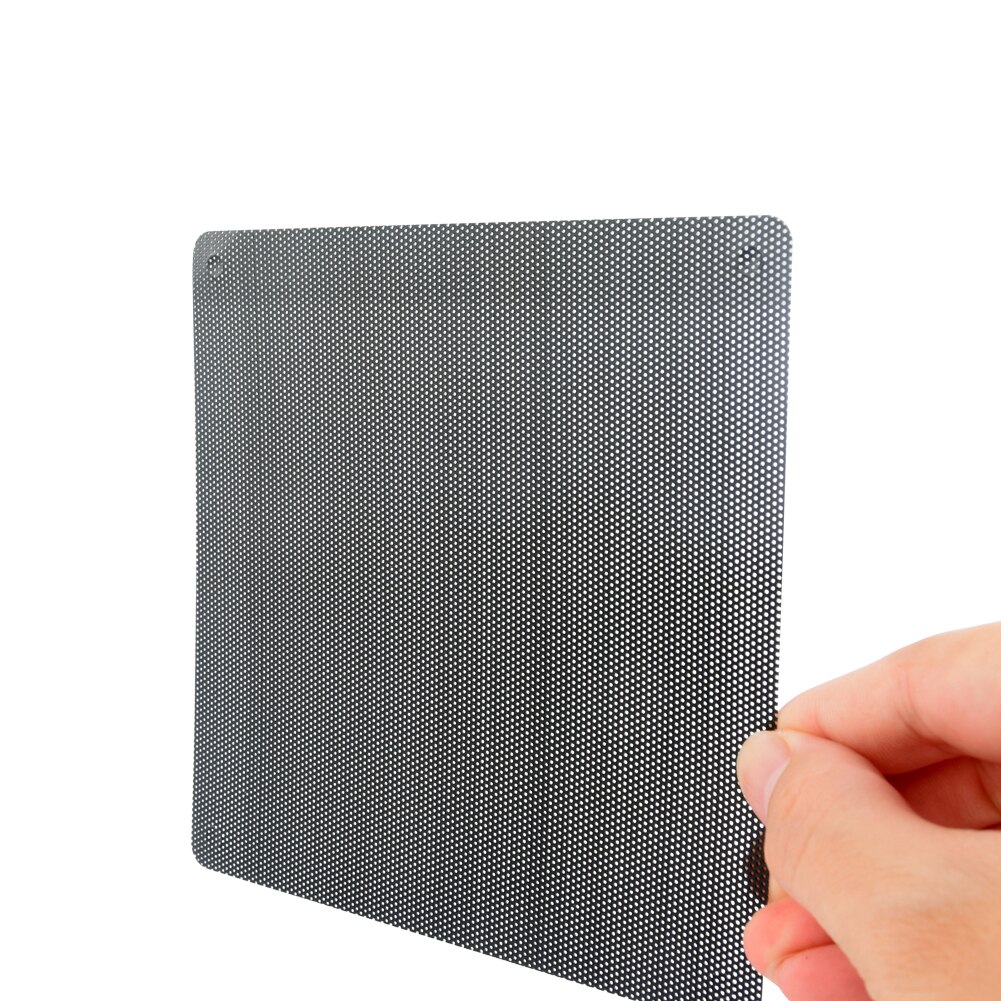 5Pcs 80Mm 90Mm 120Mm 140Mm Pvc Fan Stoffilter Zwart Wit Pc Stofdicht Case Cuttable computer Mesh Cover Computer Koeler Cover