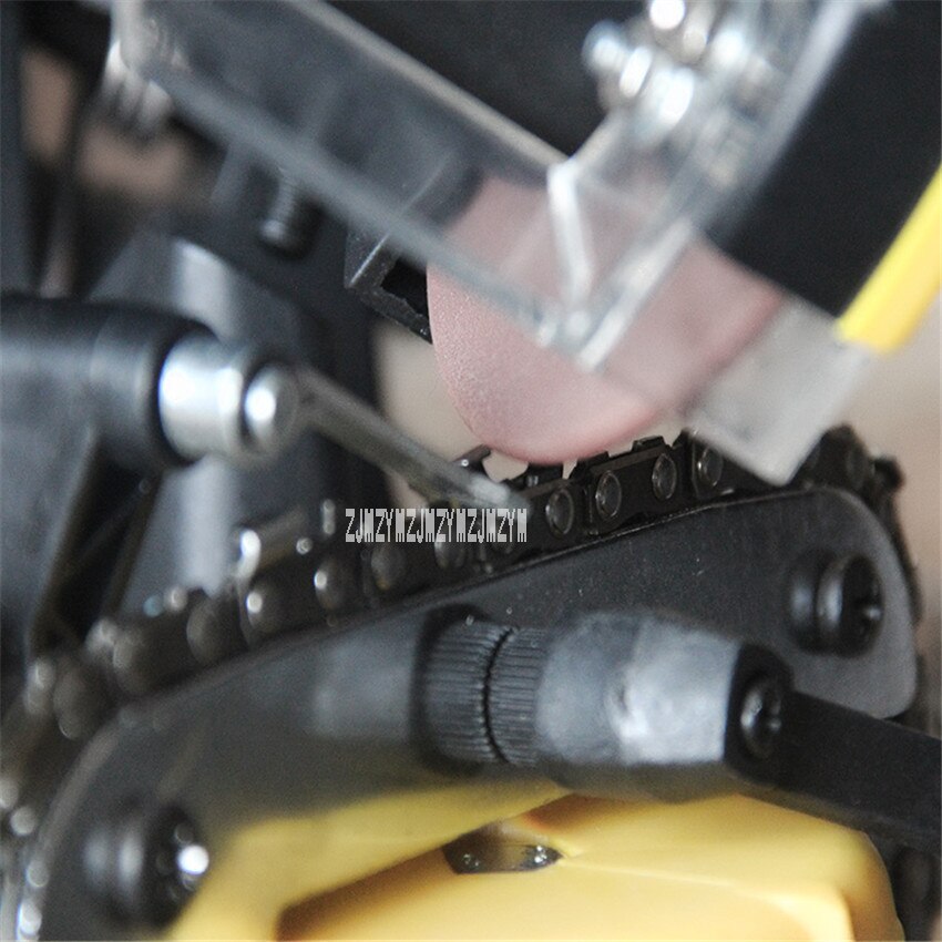 ZF-ES002 Bar Mounted Electric Chainsaw Sharpener Power-Off Protection Switch Bench Chainsaw Grinder Working Wood Power Tools