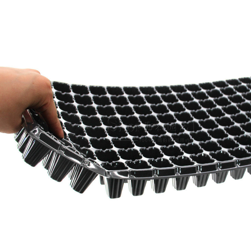 5 Stuks Dikker Kwekerij Pot Plaat 200 Gaten Plastic Tuin Plant Containers Zaailing Starter Voortplanting Lade Voor Succulent Bloem