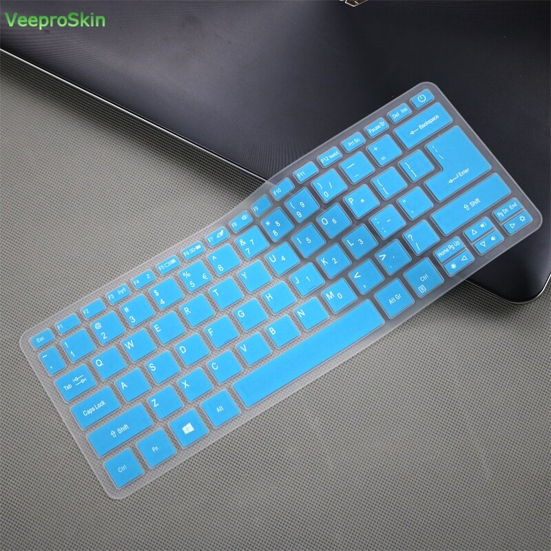 Do projektora Acer Swift SF113 S5-371 SF514 SF5 SWIFT 5 swift 3 Aspire S13 14 SF314 Spin 5 laptopa 13.3 ''osłona klawiatury pokrowiec ochronny ze skóry: blue